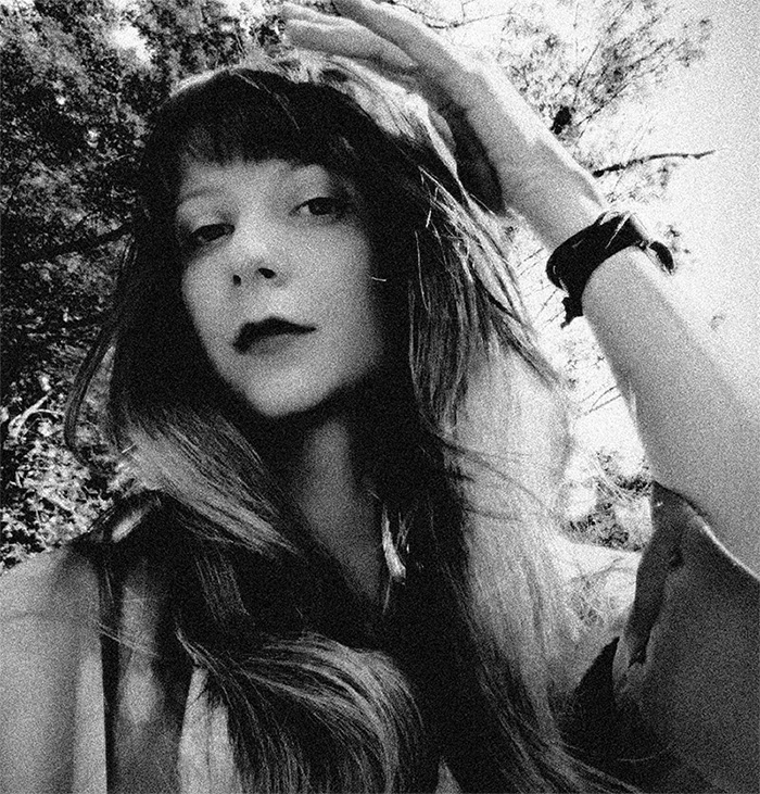 black and white photo of me